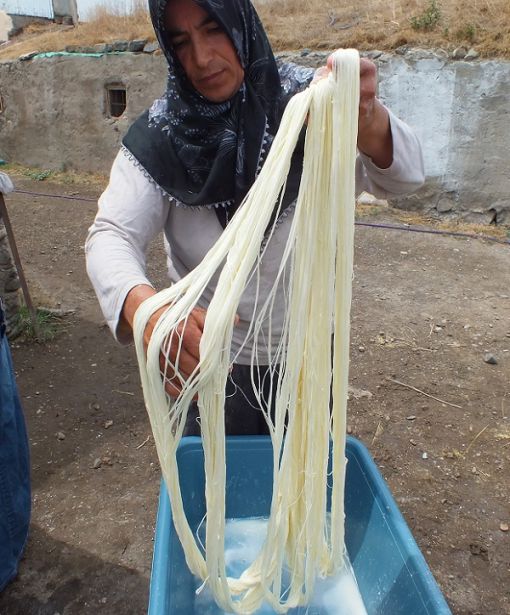  tel peyniri yapımı