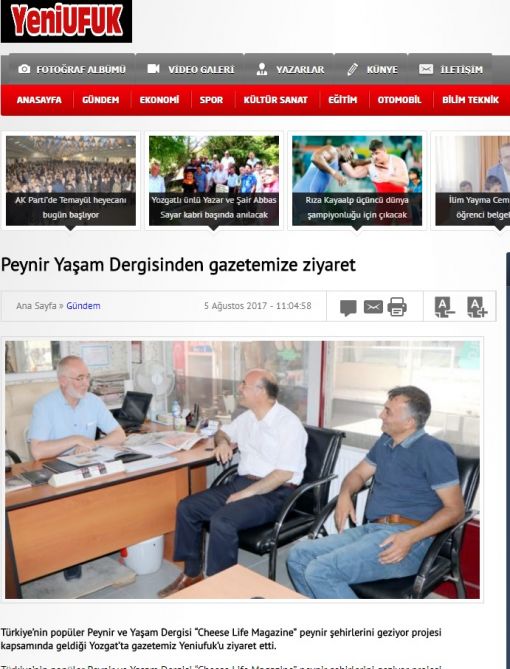  Yozgat Yeni Ufuk Gazetesi